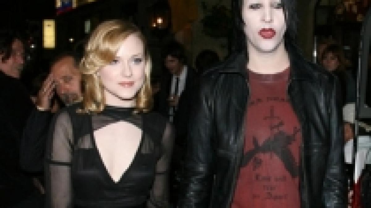marilyn manson va juca alaturi de logodnica sa evan rachel wood in filmul horror splatter sisters