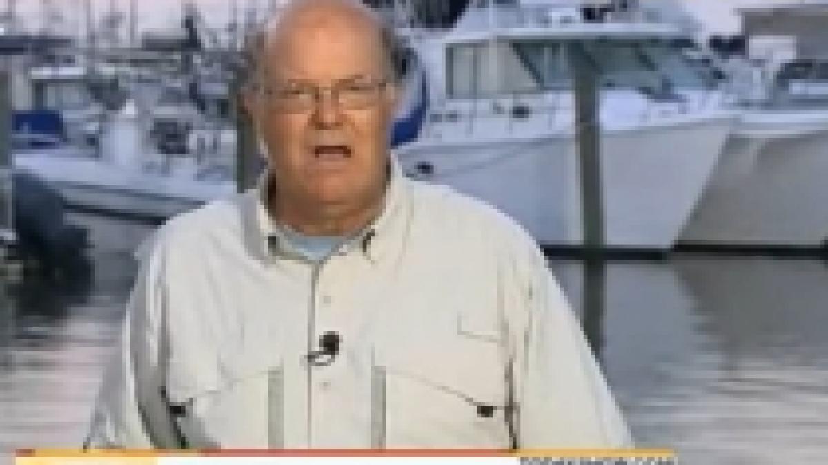 un reporter nbc news inghite o musca uriasa in direct video