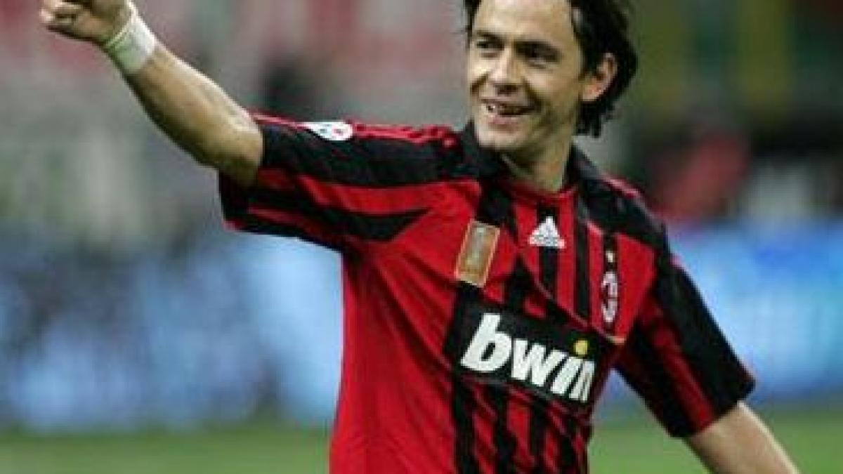 inzaghi si a prelungit contractul si va juca pentru al zecelea sezon la ac milan