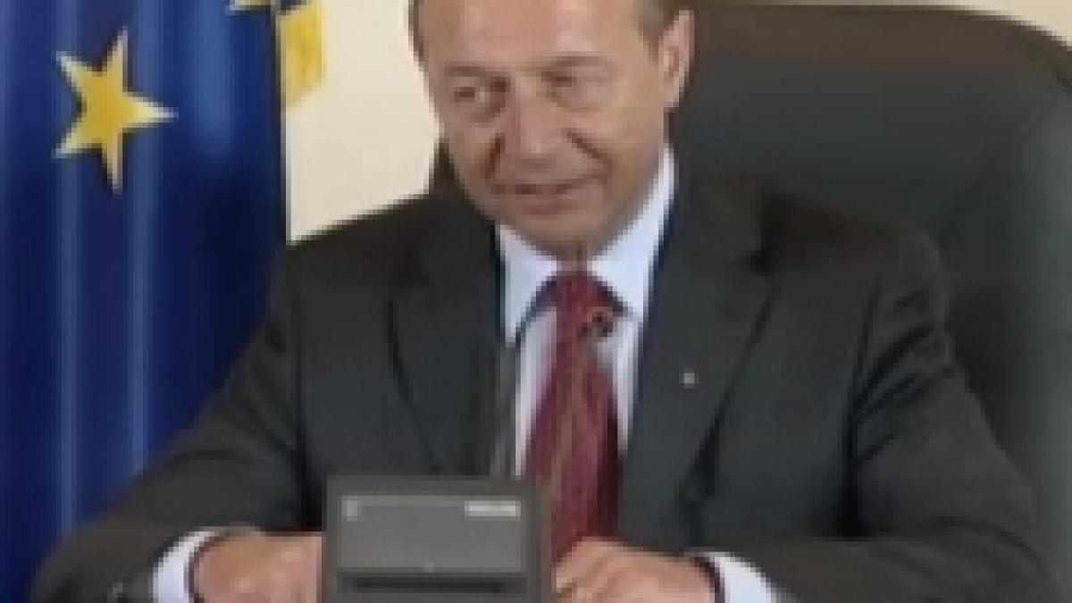 basescu insist ca scrisoarea catre fmi sa plece in termenii negociati video