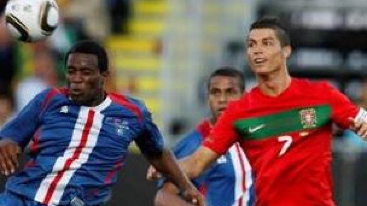 portugalia s a impiedicat de insulele capului verde intr un meci de pregatire pentru cm 2010