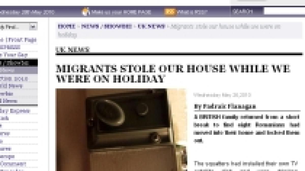 culmea nesimtirii opt romani au ocupat abuziv casa unui britanic si au cerut bani ca sa plece