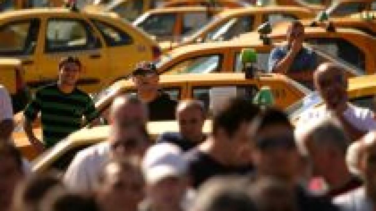 taximetristii independenti intra in greva japoneza si se alatura oricaror proteste de strada