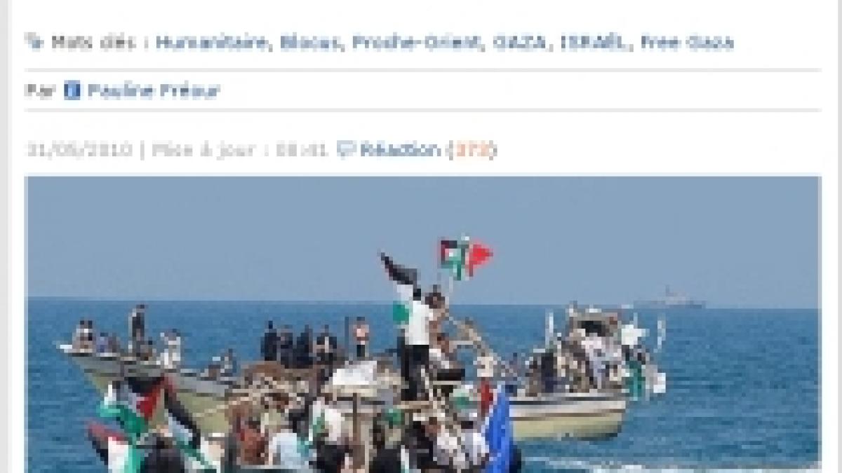 zece morti dupa ce israelienii au atacat flotila propalestiniana care transporta ajutoare in fasia