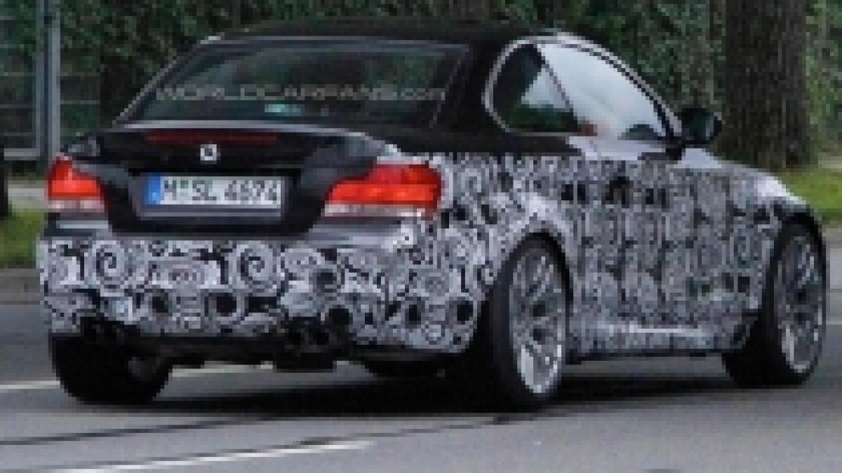 bmw seria 1 m surprins la teste in imagini spion foto