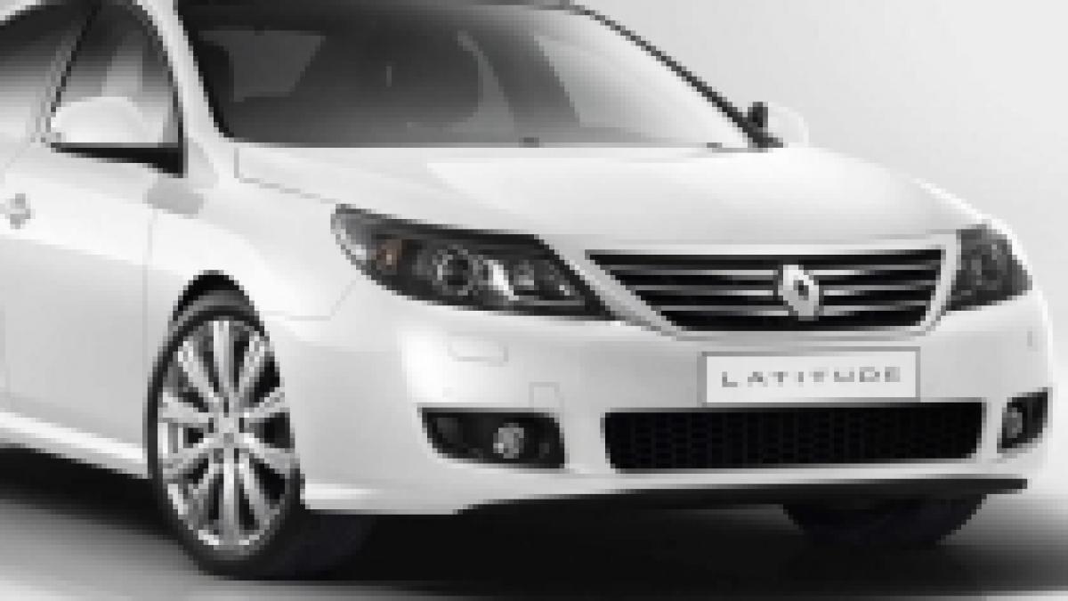 renault prezinta noul sedan latitude foto