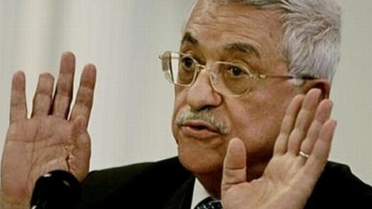 abbas sperantele pentru solutia cu doua state se estompeaza