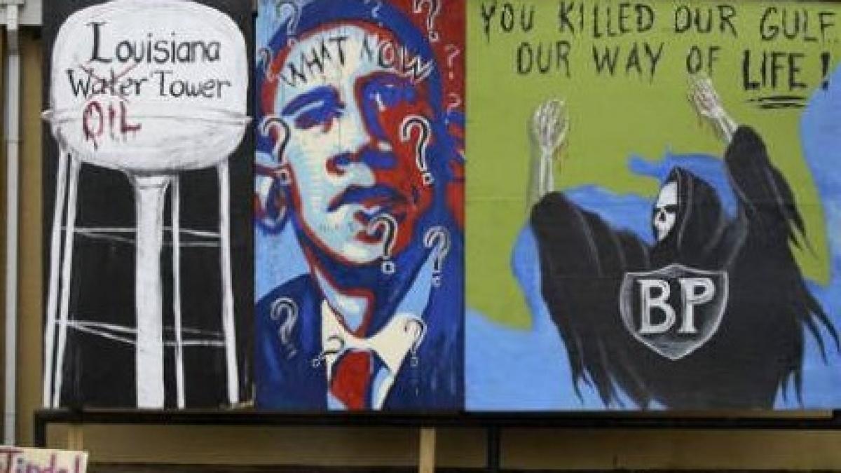 obama scurgerea de petrol este un 11 septembrie ecologic