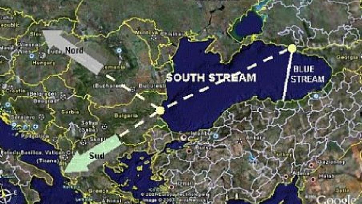 gazprom incepe discutiile cu romania pentru proiectul south stream