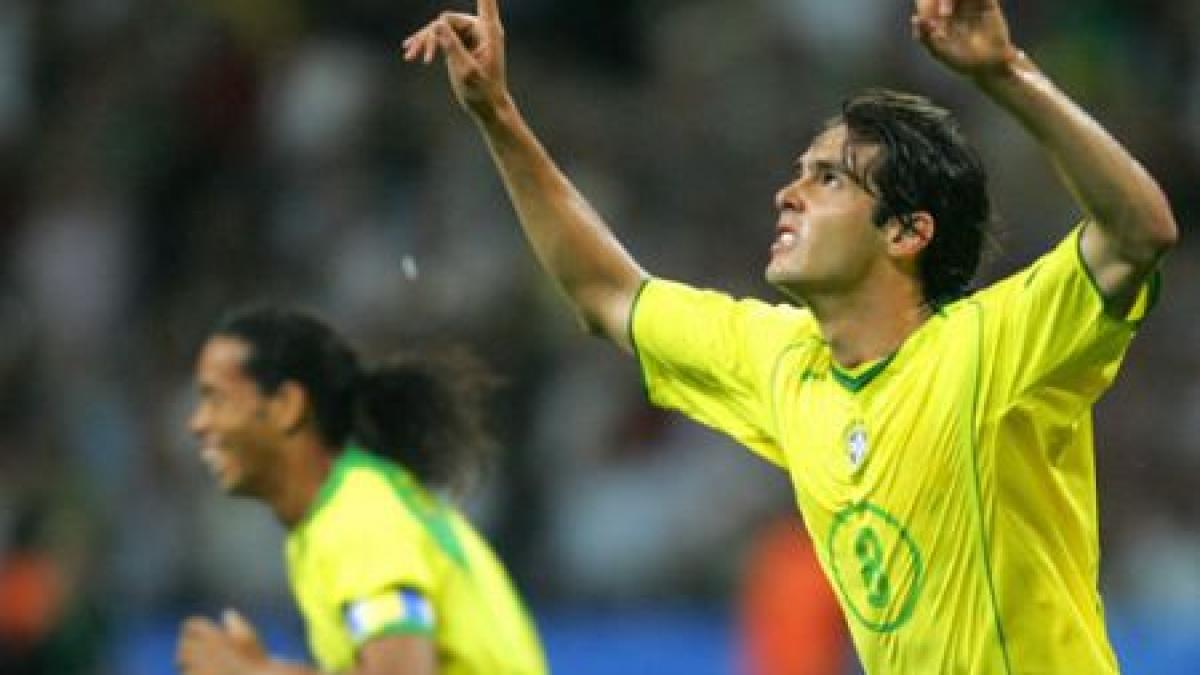 robinho omul decisiv al braziliei este kaka poate decide orice joc pentru noi