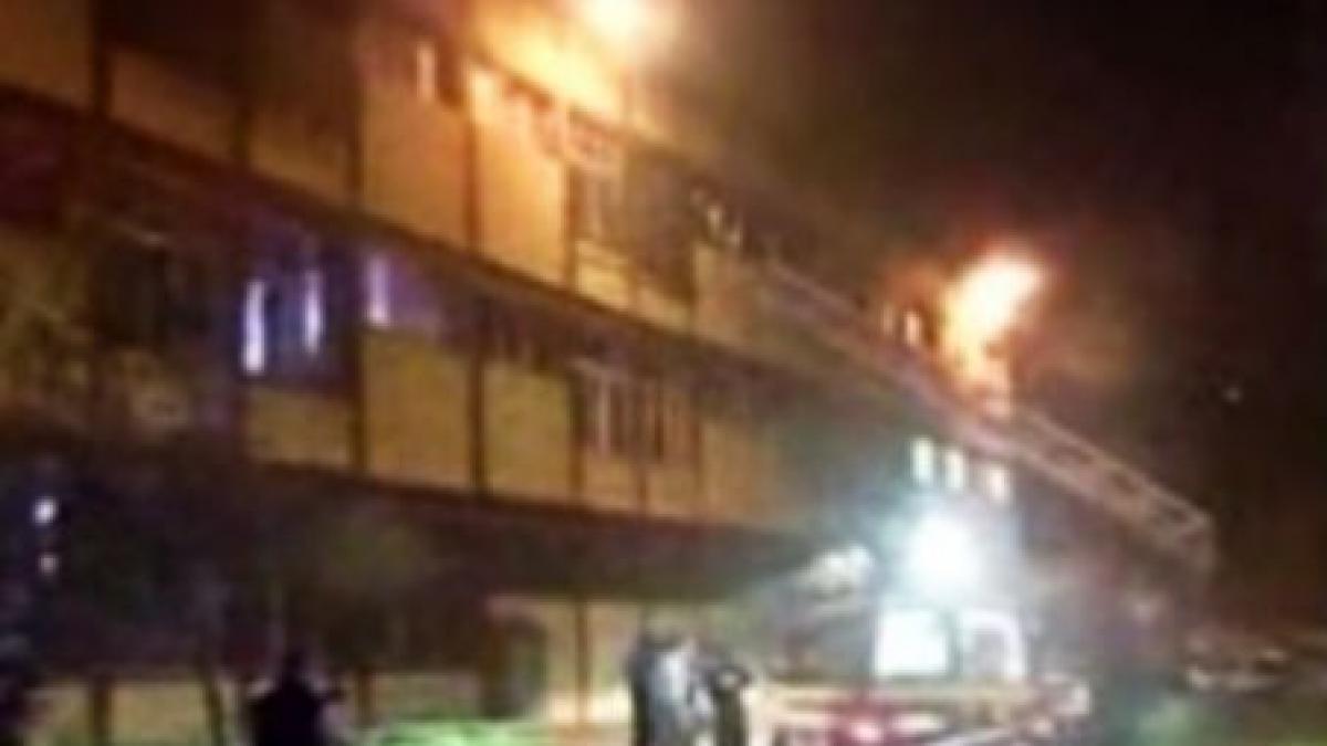 incendiu la un centru de plasament din capitala doi copii au ajuns la spital video