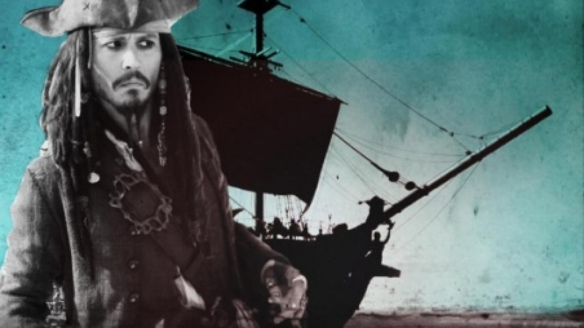 scenariul filmului piratii din caraibe 4 uitat intr un bar de membrii echipei de filmare