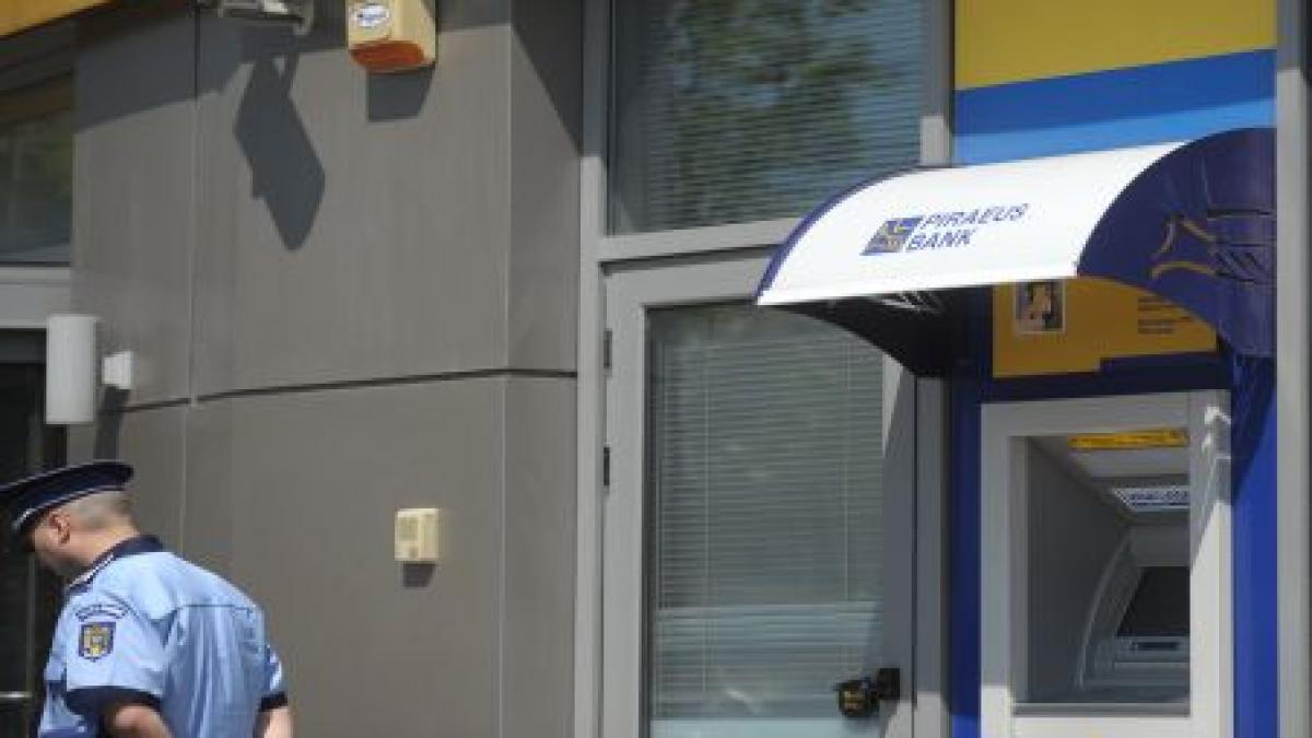 jaf armat la o banca din calarasi