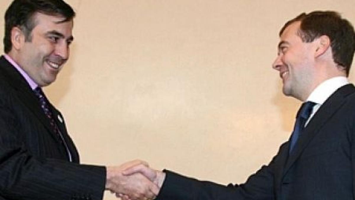 medvedev rusia si georgia nu vor restabili relatiile cat timp saakasvili este presedinte
