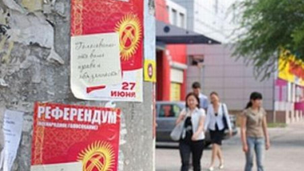 kirgizstanul ridica restrictiile de circulatie din sudul tarii cu o zi inainte de referendum