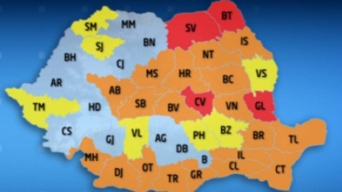 cod rosu de inundatii pe mai multe sectoare ale siretului prutului jijiei si raului negru