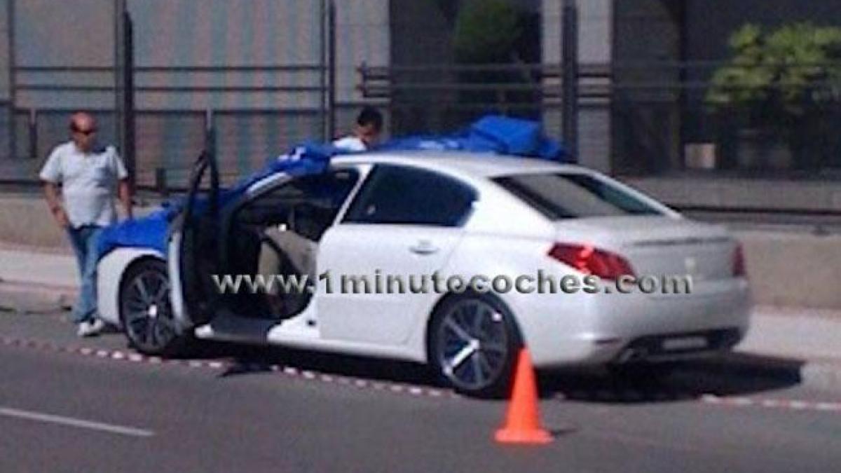 peugeot 508 gata de productia in serie fotografiat pentru prima oara fara camuflaj