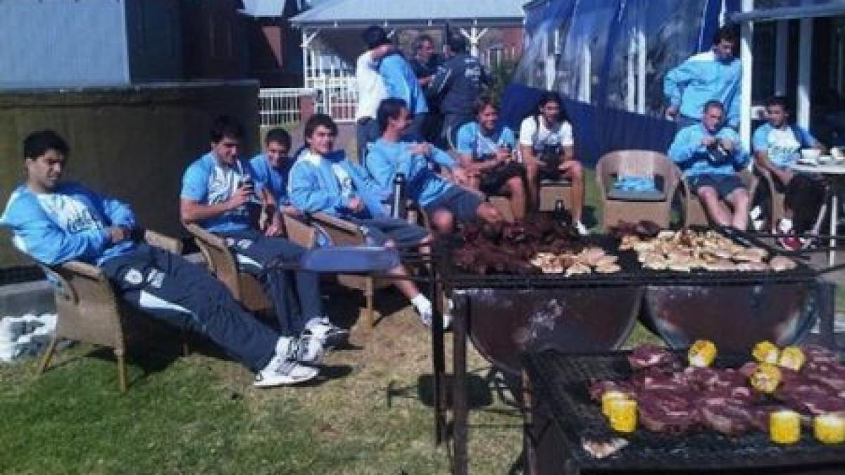 vezi cum se pregateste uruguay pentru meciul cu ghana