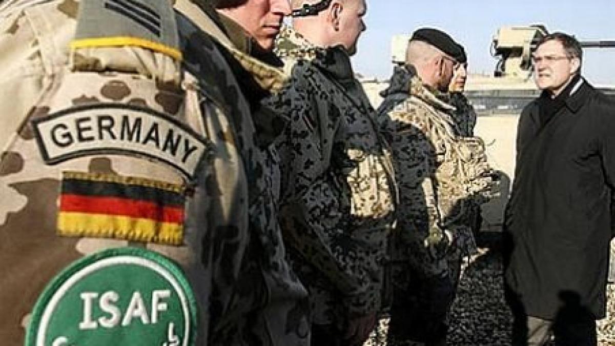 germania pune la indoiala misiunea nato in afganistan