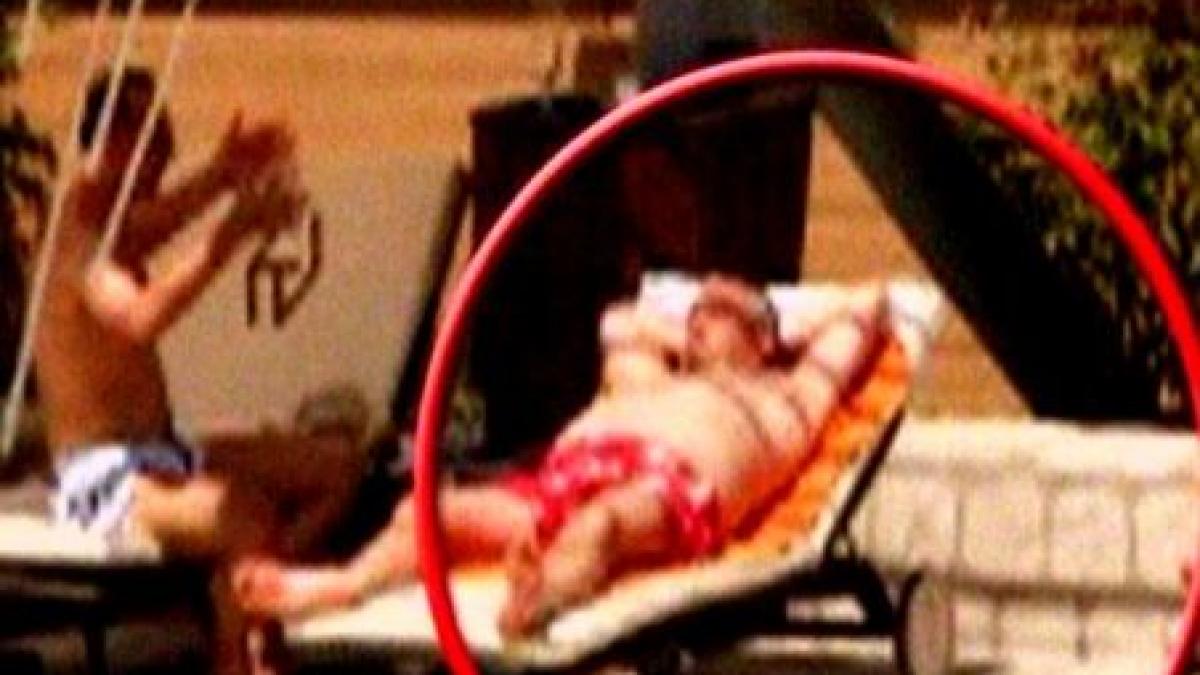 sebastian vladescu fotografiat in timp ce se bronza la o piscina in mamaia video