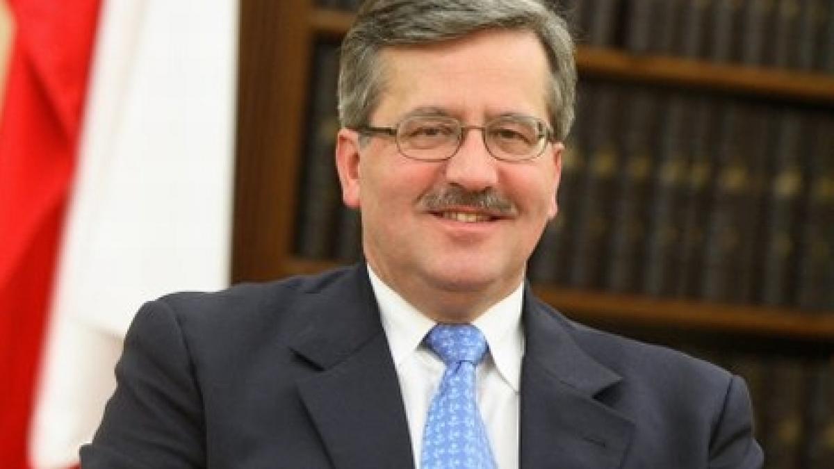 bronislaw komorowski a castigat alegerile prezidentiale din polonia potrivit rezultatelor partiale