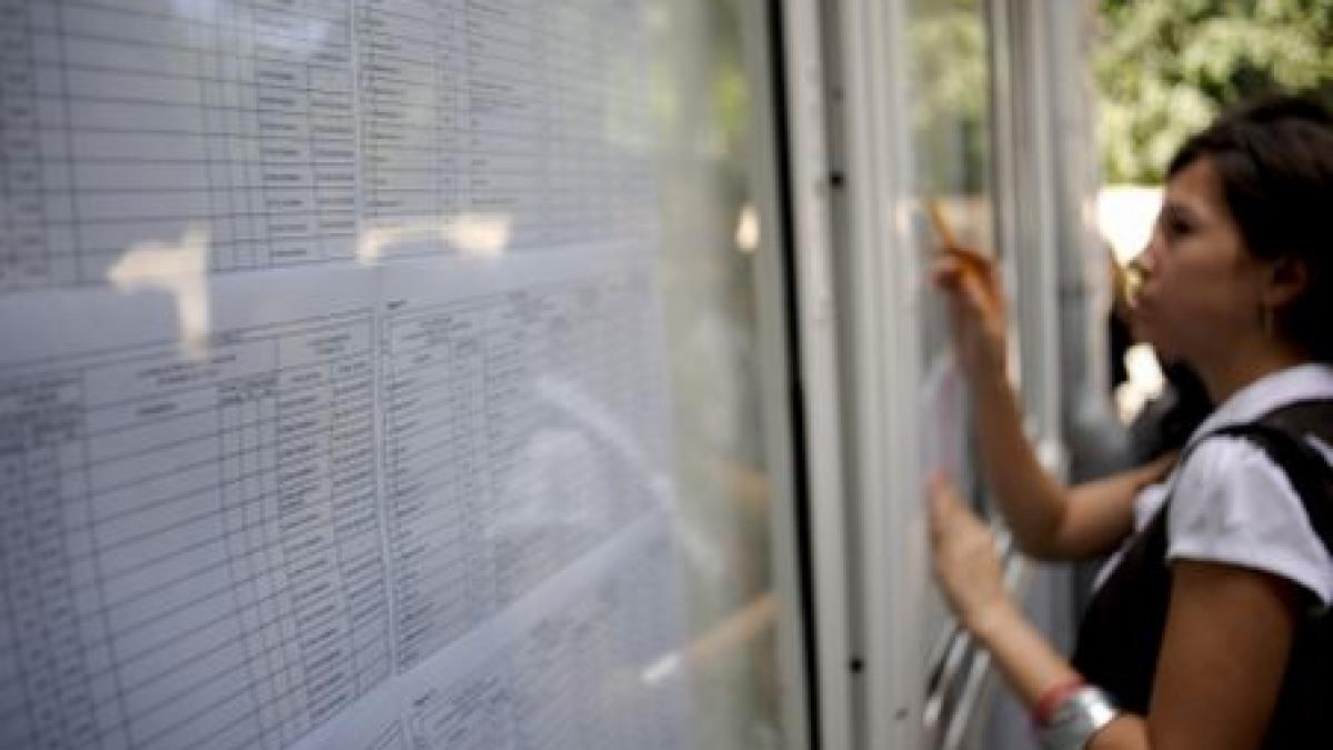 rata de promovare a examenului de bacalaureat in scadere fata de 2009