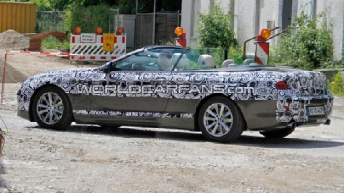 bmw seria 6 convertible surprins in imagini spion foto