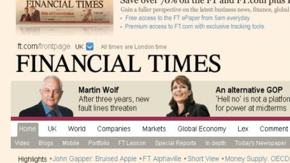 financial times guvernul roman in cel mai bun caz disfunctional in cel mai rau incompetent