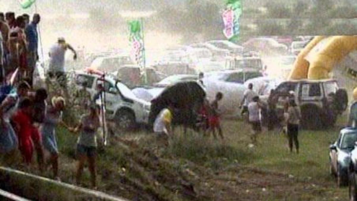 romanian extreme adventure intrerupt din cauza unei furtuni puternice video