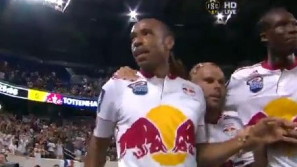 thierry henry a inscris la debutul pentru new york video