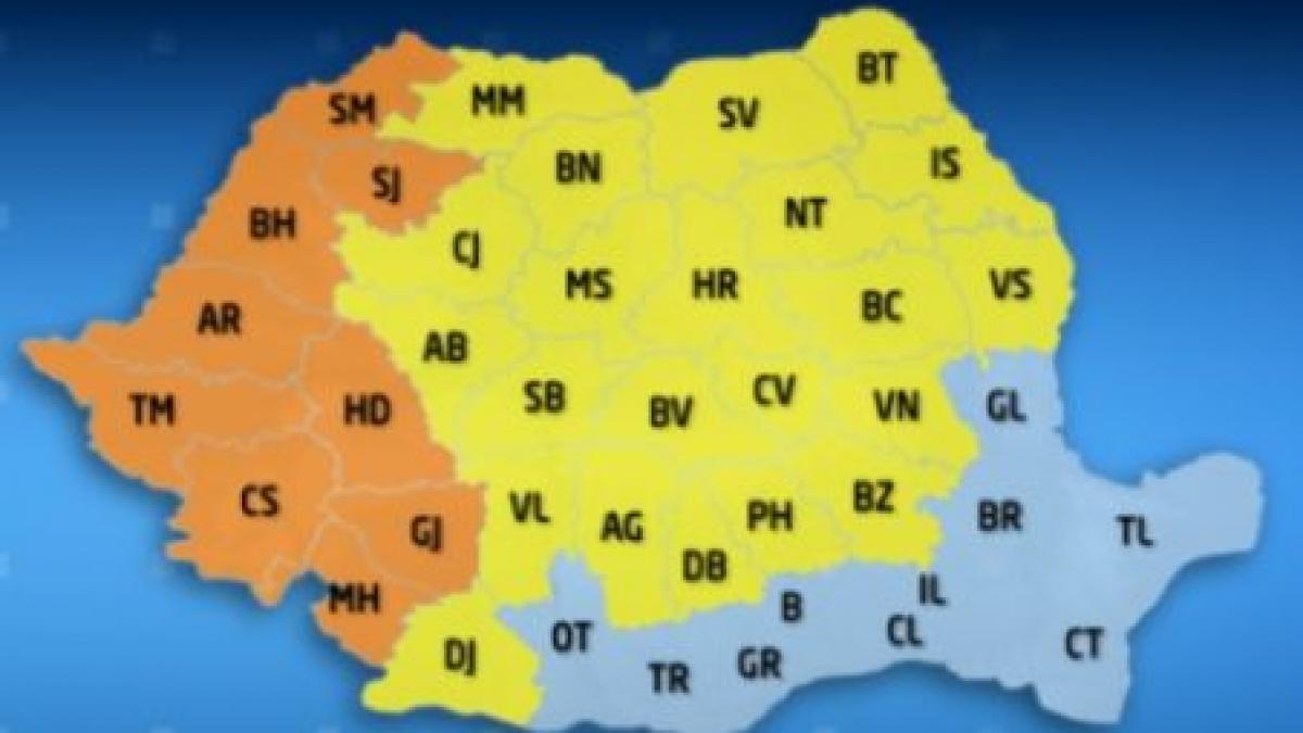avertizarile de inundatii prelungite pe raurile din vestul si centrul romaniei