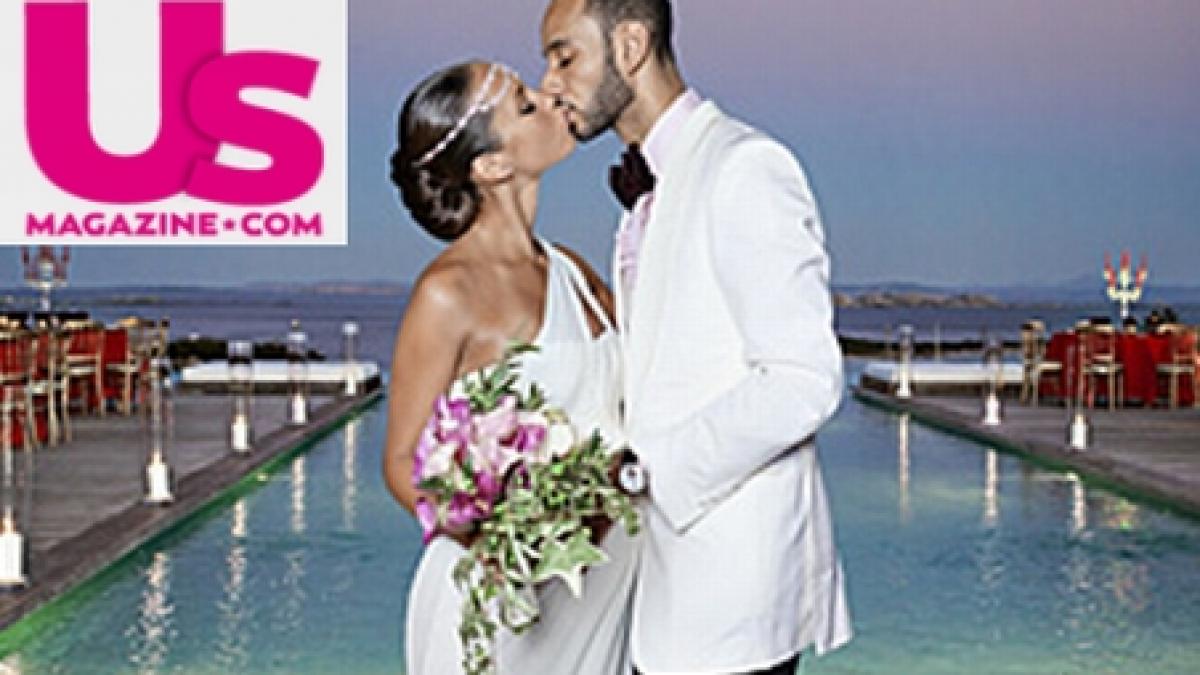 cantareata alicia keys s a maritat cu rapperul swizz beatz