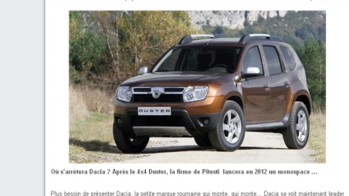 dacia pregateste lansarea unui concept de monovolum apropiat de renault kangoo scrie presa din