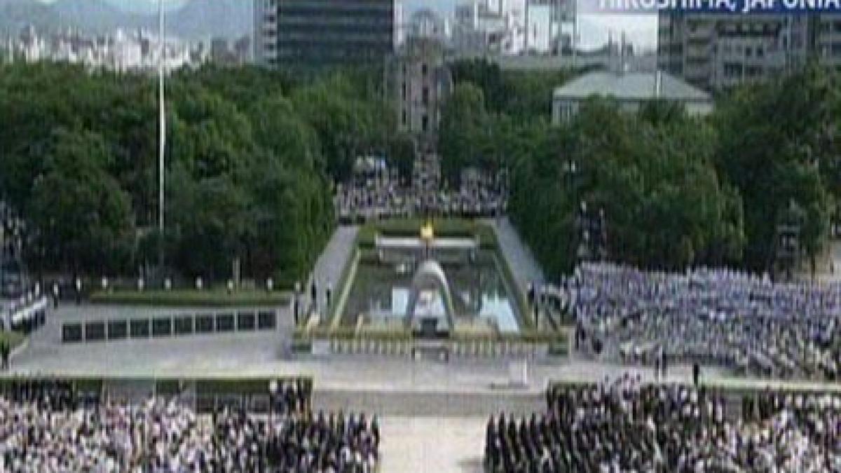 victimele primului bombardament nuclear din istoria omenirii comemorate la hirosima