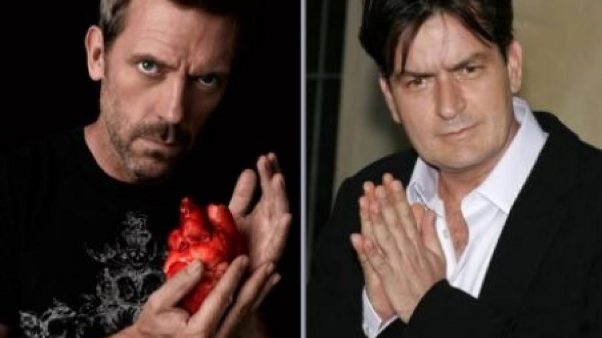 hugh laurie si charlie sheen cel mai bine platiti actori de seriale televizate din sua