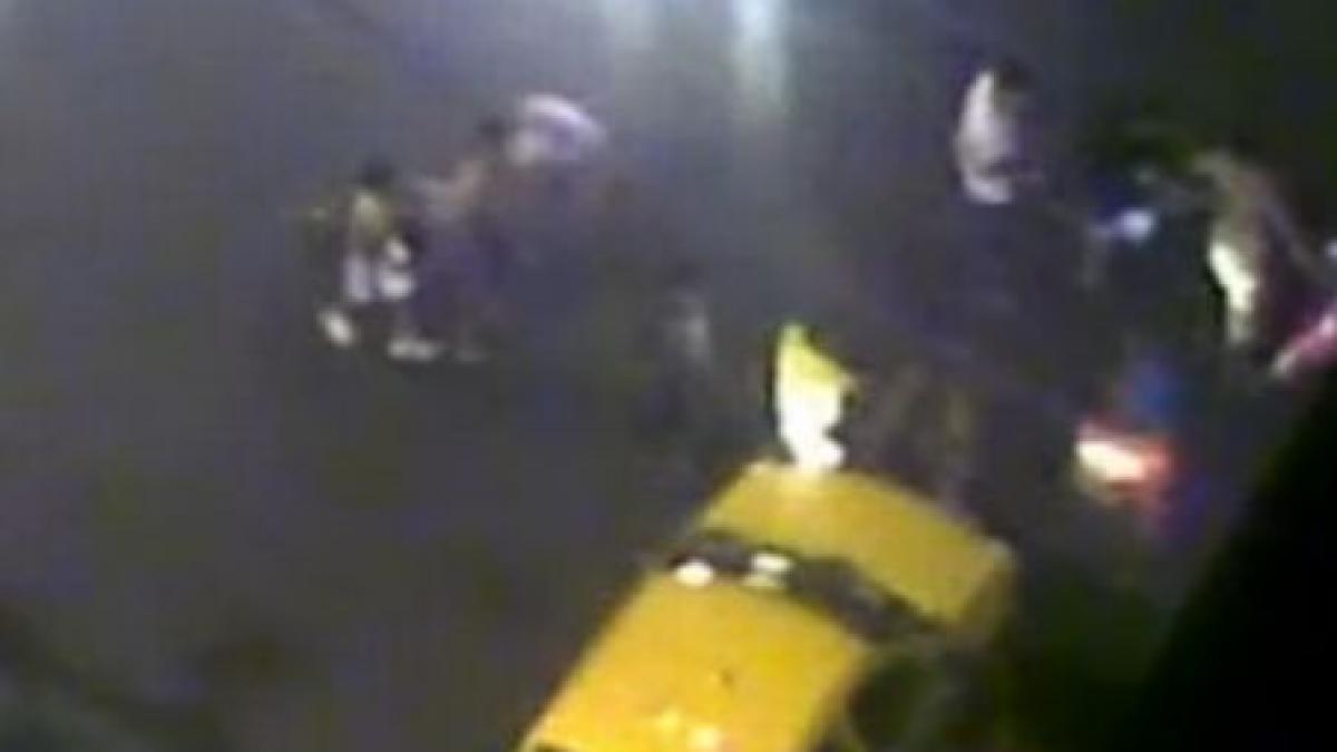 bataie in centrul capitalei din cauza unei femei video