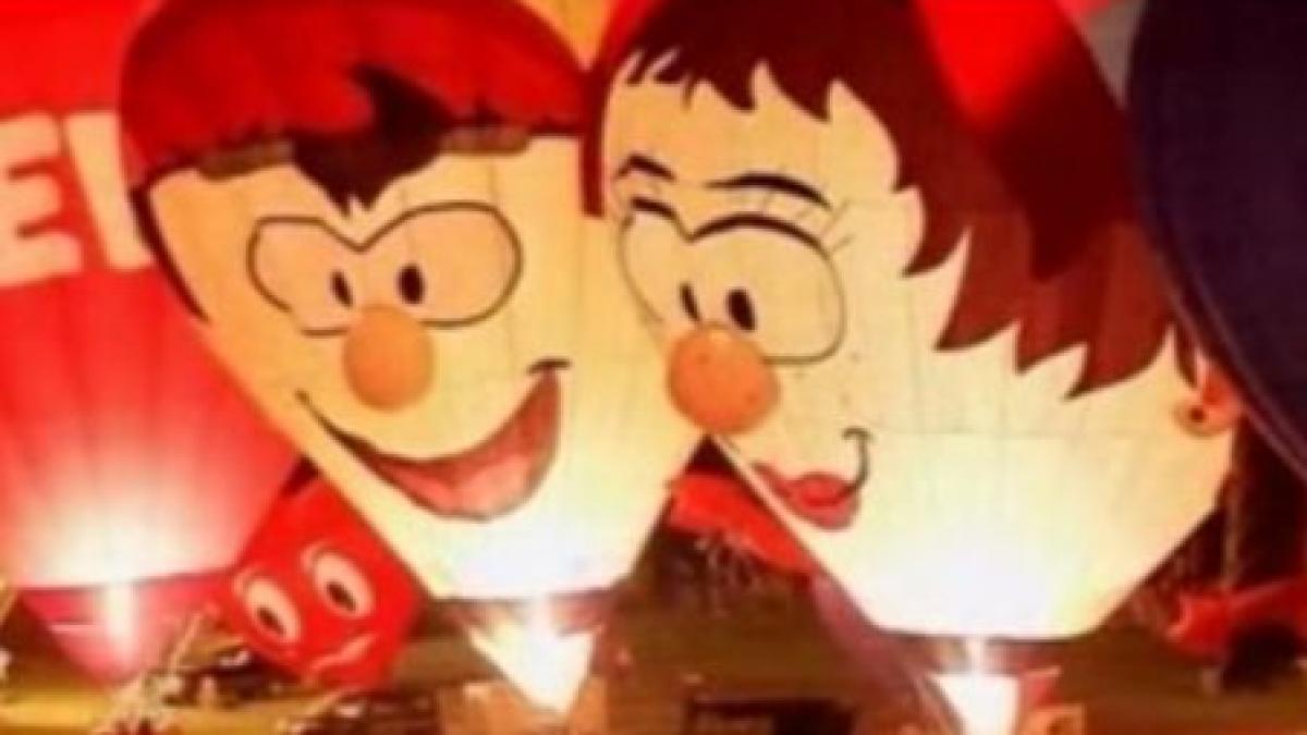 festival al baloanelor cu aer cald in germania video
