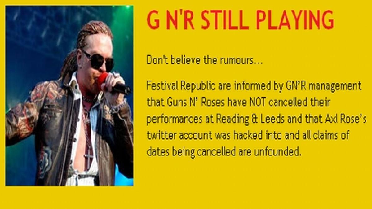 guns n roses si ar putea onora concertele organizatorii unui festival infirma anuntul de pe twitter