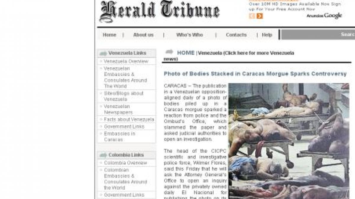 venezuela puterea a interzis publicarea unor fotografii violente