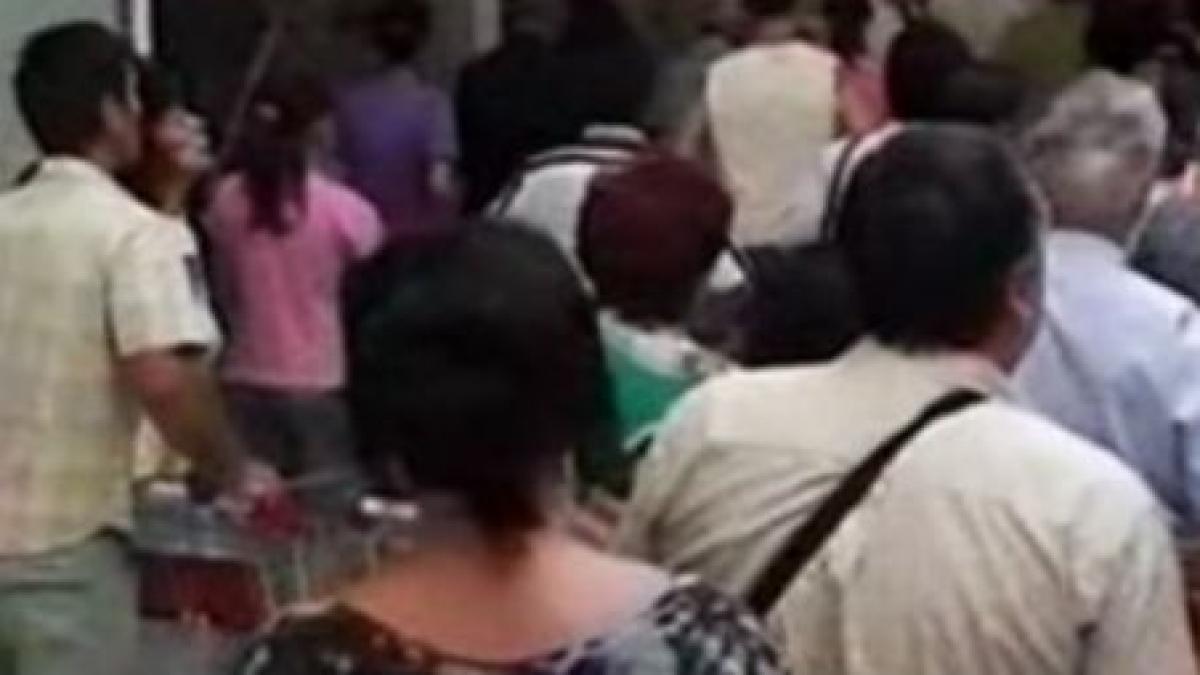 buluceala la deschiderea unui hipermarket din drobeta turnu severin video