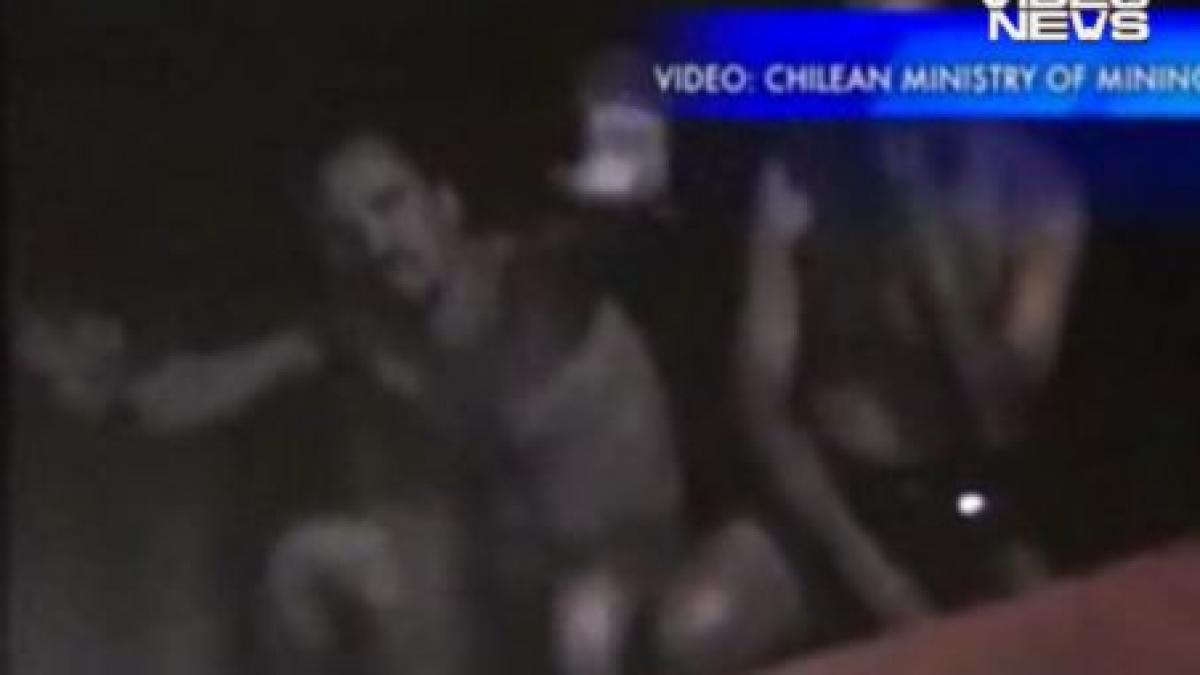 chile primele imagini cu minerii blocati in subteran de 21 de zile video