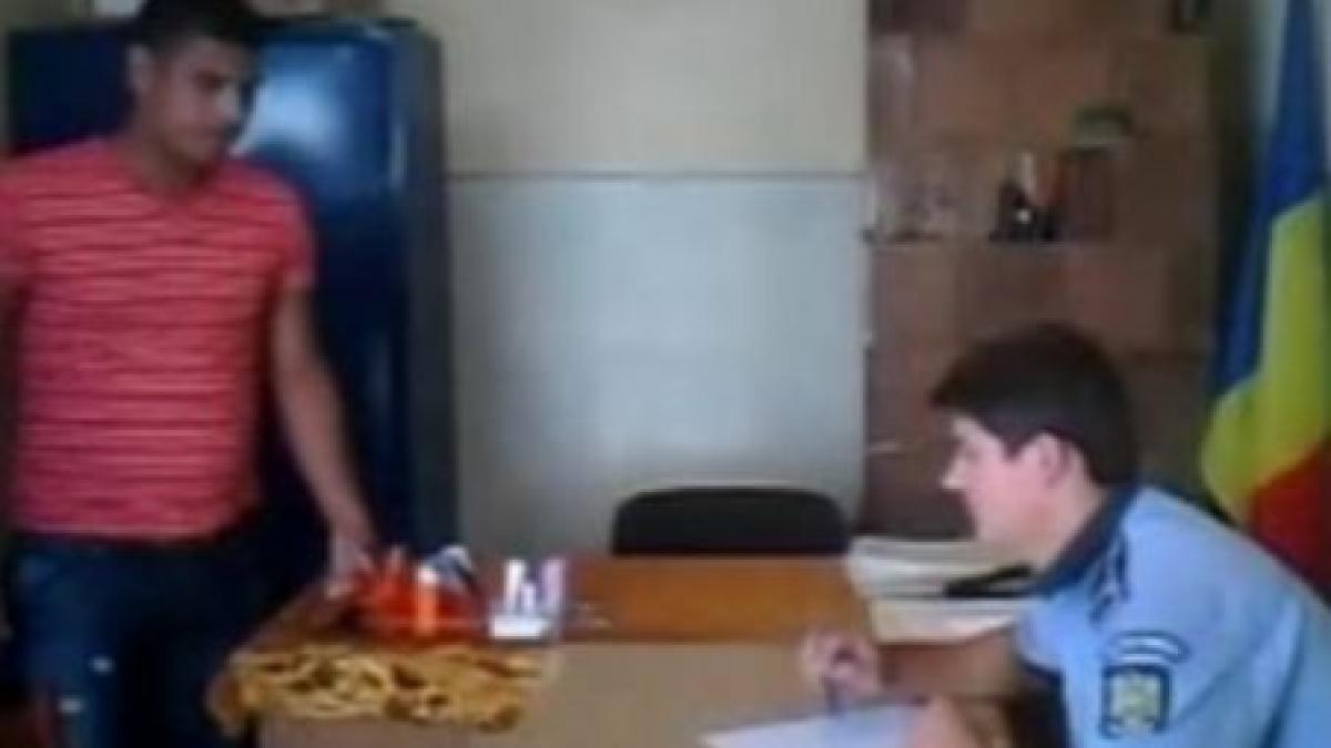 dolj un agent de politie refuza mita oferita de un sofer prins fara permis video