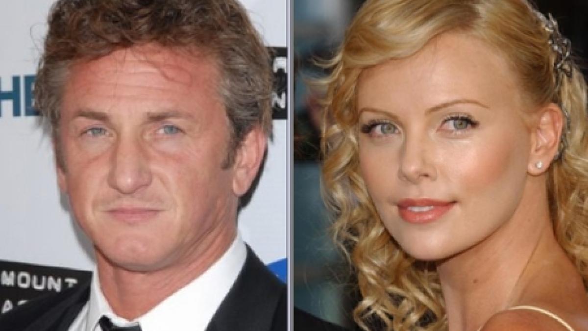 nou cuplu la hollywood charlize theron si sean penn fotografiati intr un restaurant