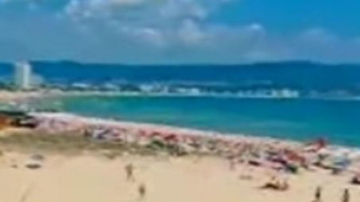 plaja radioactiva in golful vromos de pe litoralul bulgaresc al marii negre video