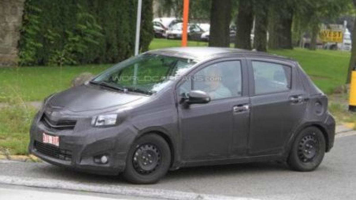 toyota yaris 2012 in primele fotografii spion