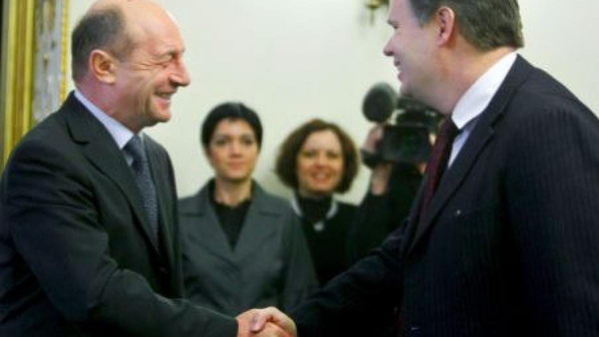 traian basescu se intalneste cu jeffrey franks la palatul cotroceni