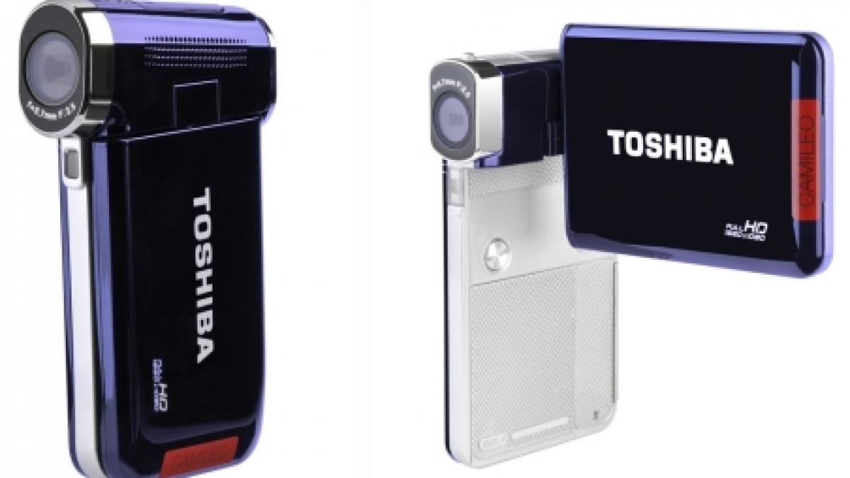 toshiba lanseaza doua noi camere video full hd camileo p20 si camileo s30 foto