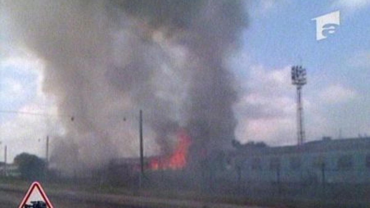 gara de nord din timisoara evacuata in urma unui incendiu care ameninta sa se extinda video