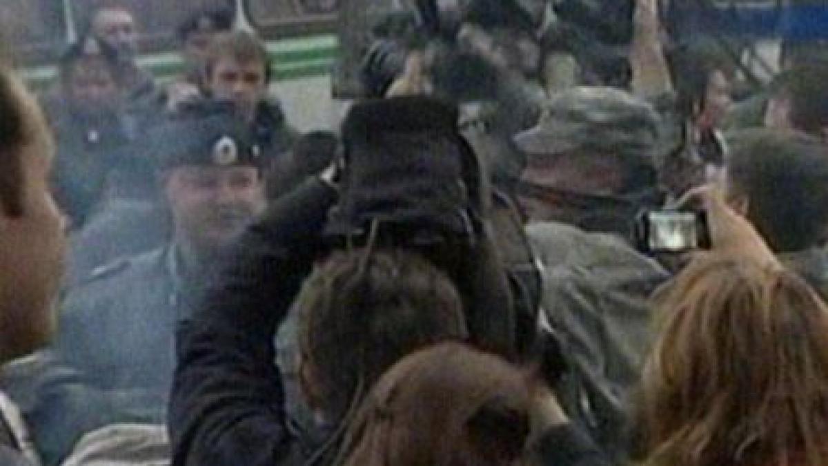 protest al opozitiei inabusit in forta la moscova 30 de persoane au fost retinute