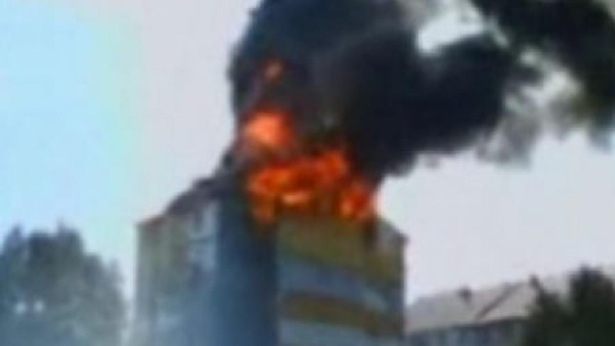 hotel din constanta distrus de flacari video